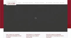 Desktop Screenshot of cliniquegrandeallee.com
